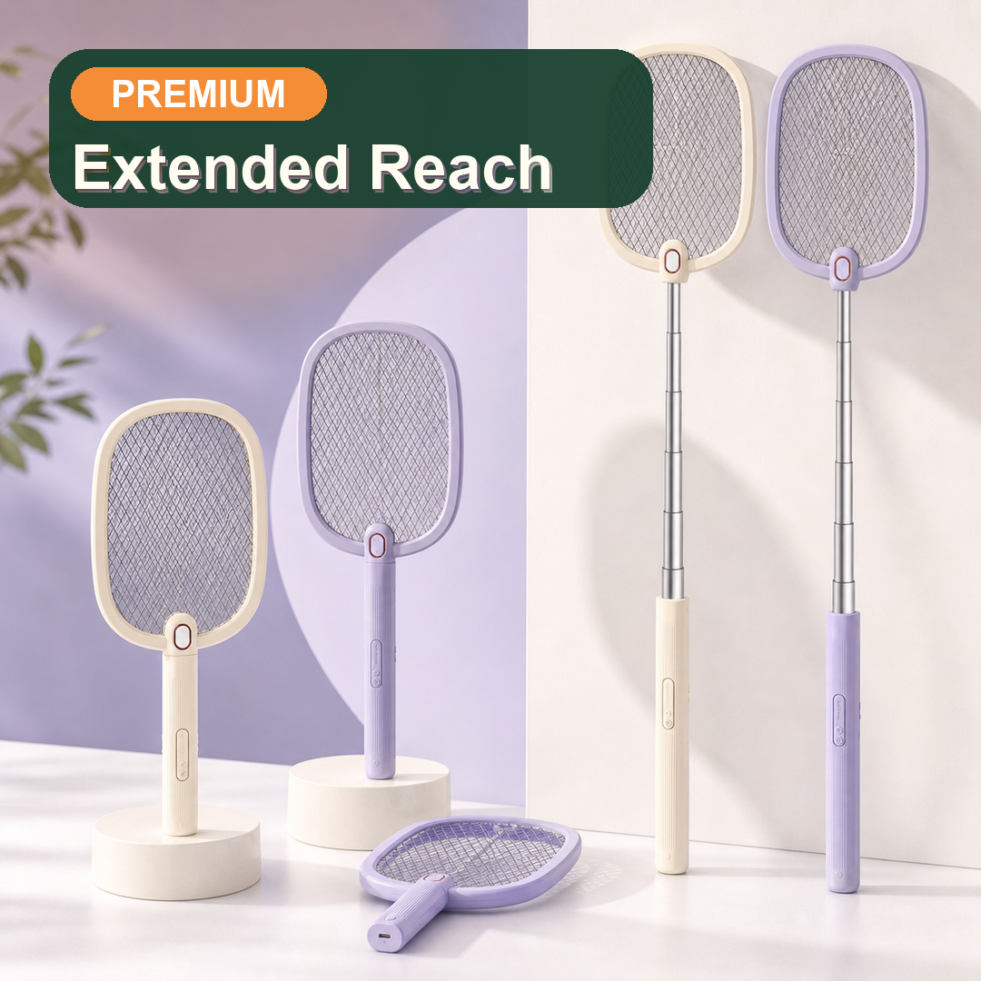 Extendable mosquito swatter
